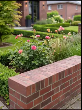 Vorgarten mit Blüten