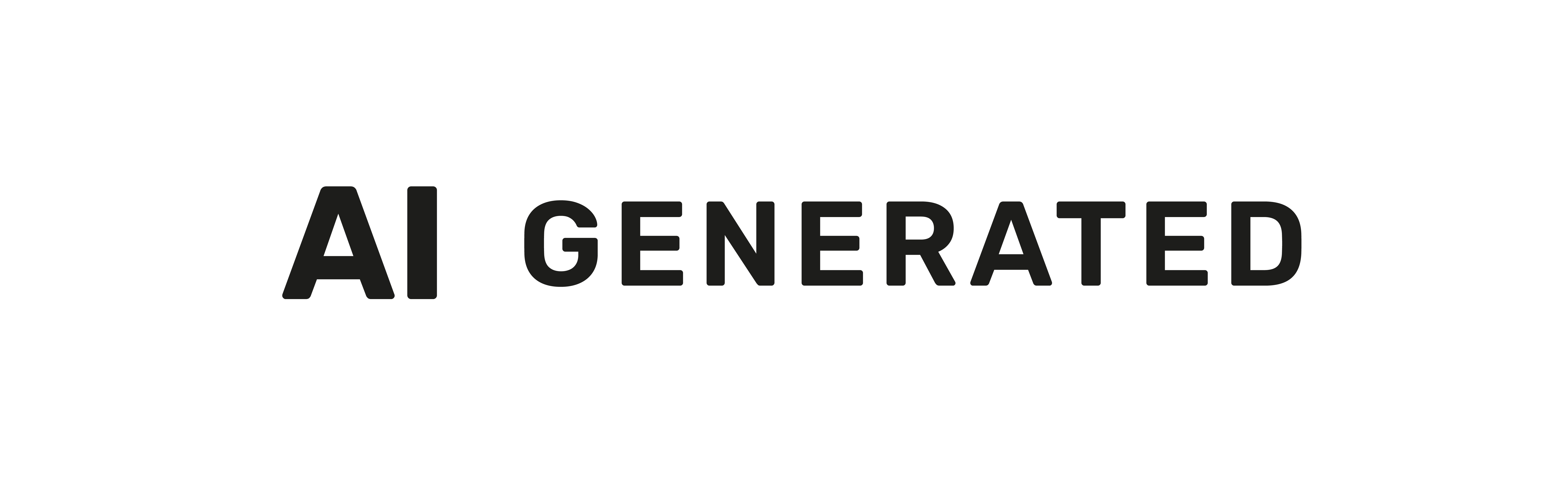 Weißes EU-Label AI Generated