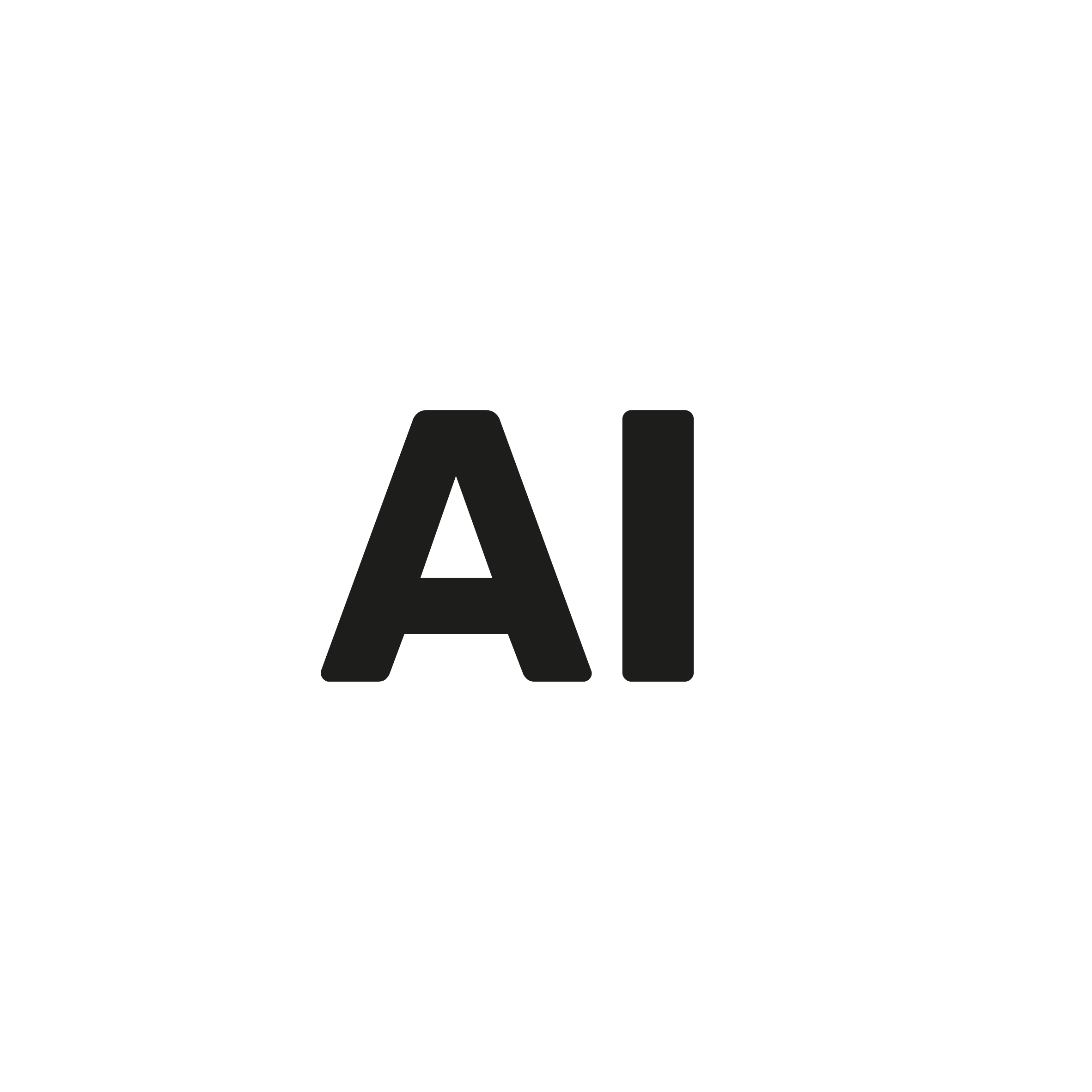 Weißes rundes EU-Symbol AI